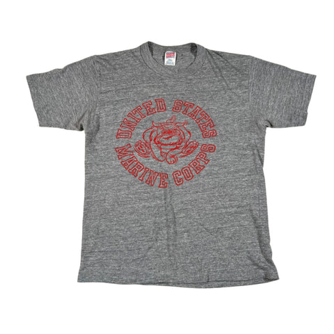 Vintage 80's USMC Marines Bulldog T-Shirt