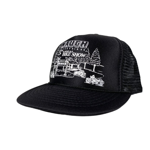 Vintage 80's Waugh Bike Show Motorcycle Trucker Hat