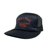 Vintage 80's Wayne's World Motorcycle Edgewater FL Trucker Hat