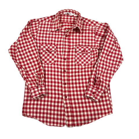 Vintage 80’s Woolrich Red Buffalo Check Flannel Shirt