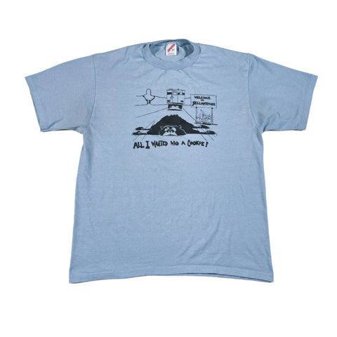 Vintage 80's Yellowstone Novelty Funny T-Shirt