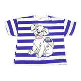 Vintage 90's 101 Dalmatians Striped T-Shirt