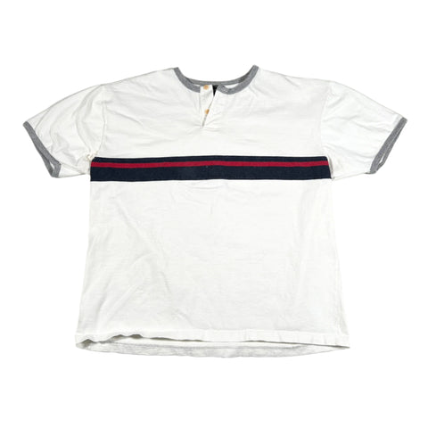 Vintage 90's Abercrombie & Fitch USA-Made Henley T-Shirt