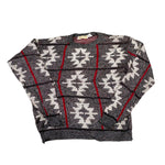 Vintage 90's Adam Sloane Winter Pattern Crewneck Sweater