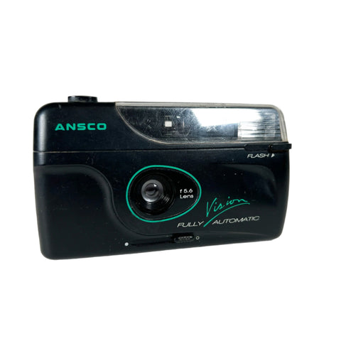 Vintage 90's Ansco Vision Point and Shoot 35mm Film Camera