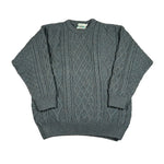 Vintage 90's Arancrafts Wool Cable Knit Irish Sweater