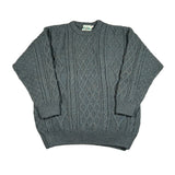 Vintage 90's Arancrafts Wool Cable Knit Irish Sweater