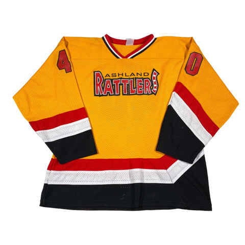 Vintage 90's Ashland Rattlers Hurley #40 Hockey Jersey