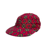 Vintage 90's Banana Republic Rayon Medallion Print Short Brim Hat