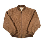 Vintage 90's Banana Republic Suede Leather Quilted Jacket