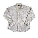 Vintage 90's Barbour Grid Pattern Button Up Shirt