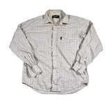 Vintage 90's Barbour Grid Pattern Button Up Shirt