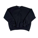 Black sweatshirt on a white background