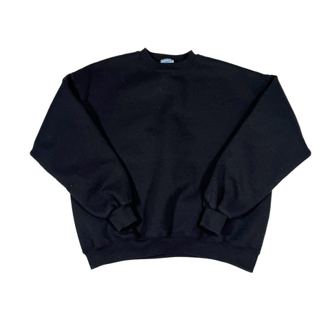 Black sweatshirt on a white background