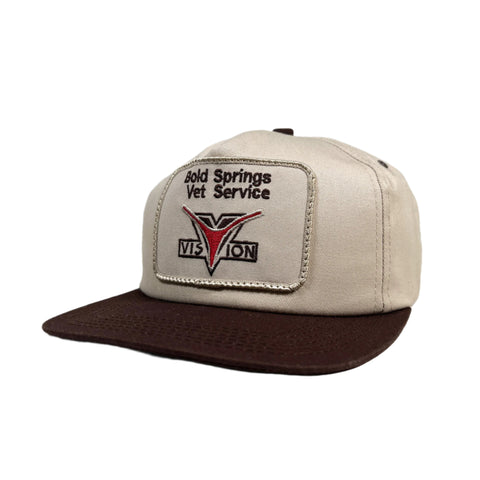 Vintage 90's Bold Springs Vet Service Bayer Vision K-Products Hat