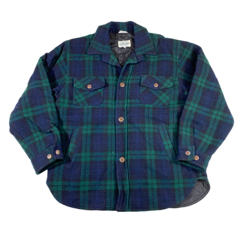 Vintage 90's Britches Wool Plaid Shirt Jacket