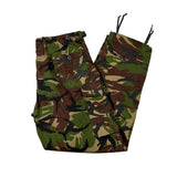 Camouflage pants on a white background