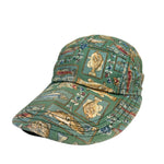 Vintage 90's Broner All-Over Fish Print Long Brim Hat