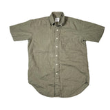 Vintage 90's Brooks Brothers Olive Linen Button-Up Shirt