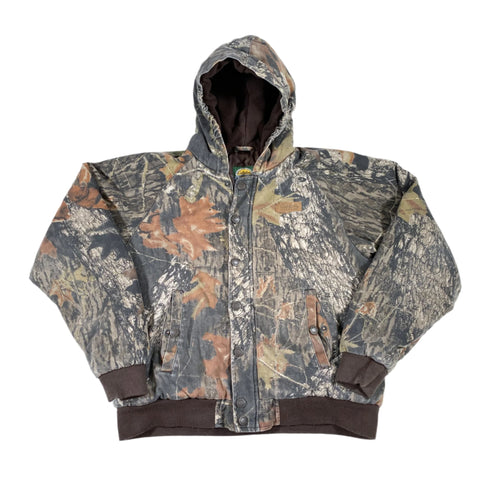 Vintage 90's Cabela's Realtree Camo Hooded Jacket