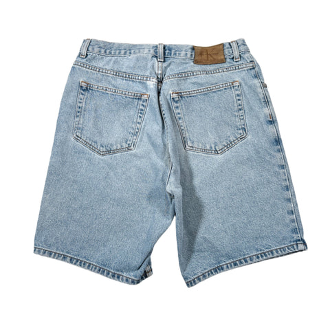 Vintage 90's Calvin Klein Light Wash Denim Shorts