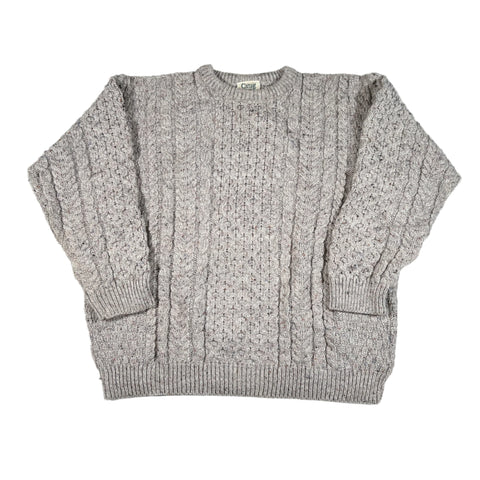 Vintage 90's Carraig Donn Wool Fisherman Sweater