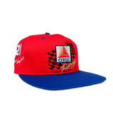 Red and blue cap with Citgo logo on a white background