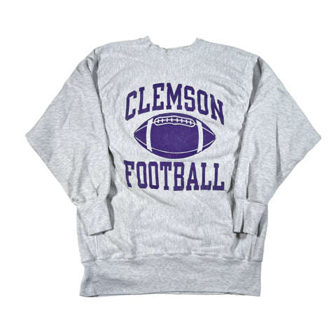 Vintage 90's Clemson Football Champion Reverse Weave Sweatshirt