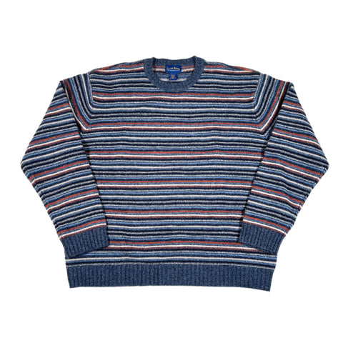 Vintage 90's Club Room Charter Club Striped Lambswool Sweater