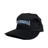 Black cap with 'Richmond' text on a white background