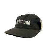 Black cap with 'Richmond' text on a white background
