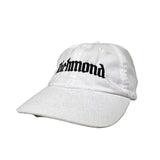 White cap with 'Richmond' text on a light gray background