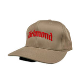 Beige cap with 'Richmond' embroidered in red on a white background