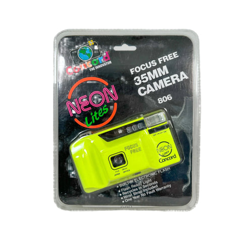 Vintage 90's Concord Neon Lites 35mm Film Camera