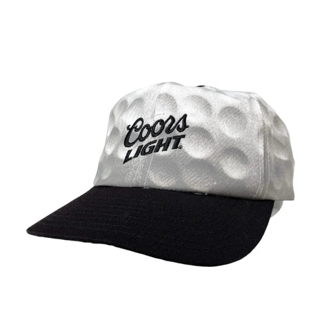 Vintage 90's Coors Light Golf Ball Hat