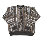 Patterned sweater on a white background