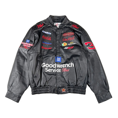 Vintage 90's Dale Earnhardt Goodwrench Leather Racing Jacket
