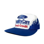 Vintage 90's Dale Jarrett Ford Quality Care NASCAR Snapback Hat