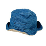 Vintage 90's Denim Plain Bucket Hat