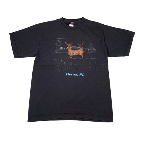 Vintage 90's Destin Florida Deer Animal T-Shirt