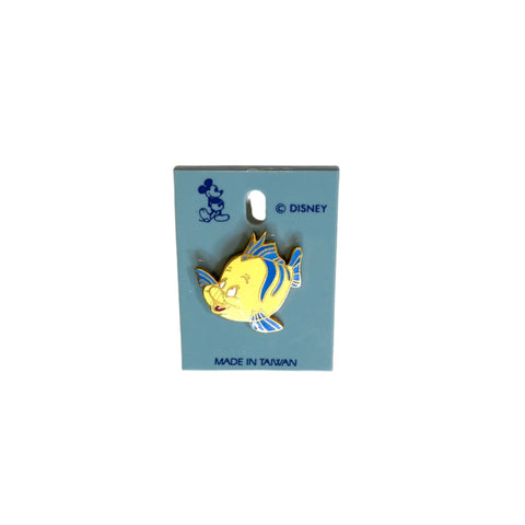 Vintage 90's Disney Little Mermaid Flounder Enamel Pin