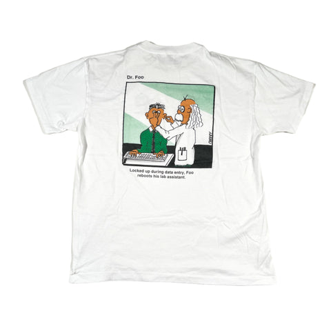 Vintage 90's Dr. Foo Reboot Lab Assistant Cartoon T-Shirt