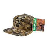 Vintage 90's Ducks Unlimited Advantage Camo Hat