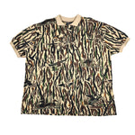 Vintage 90's Ducks Unlimited Camo Rattlers Brand Polo Shirt