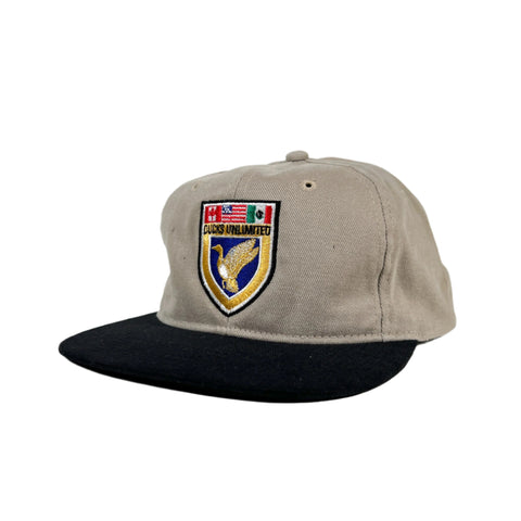 Vintage 90's Ducks Unlimited Sponsor Crest Strapback Hat