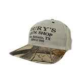 Vintage 90's Dury's Gun Shop Texas Camo Hat