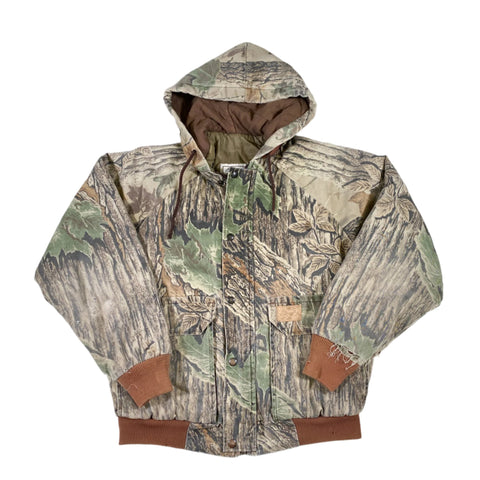 Vintage 90's Duxbak Realtree Camo Hooded Jacket