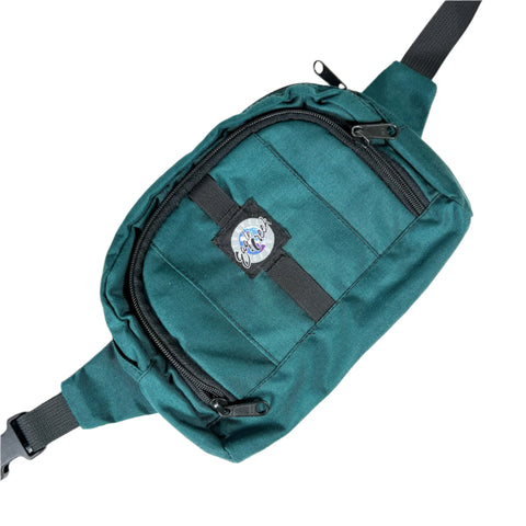 Vintage 90's Eagle Creek Teal Travel Gear Fanny Pack Waist Bag