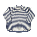 Vintage 90's Eddie Bauer Striped Knit Turtleneck Sweater