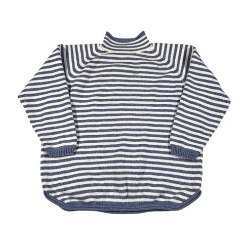 Vintage 90's Eddie Bauer Striped Knit Turtleneck Sweater